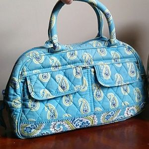 Vera Bradley blue Paisley tote